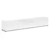 Image de Meuble tv ame, buffet de salon, armoire basse pour tv, base murale de rangement, made in italy, 225x38h39 cm, blanc brillant Ame