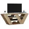 Image de Meuble tv pegasus, buffet de salon, armoire basse pour tv, base murale de rangement, 110x30h40 cm, chêne 638