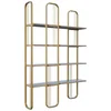 Image de Bibliothèque Effet Bois Jaune 125x28 Cm