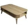 Image de Table Basse,effet Bois,chêne,105x60h34.6 Cm
