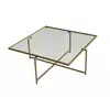 Image de Table Basse,en Verre,or,85x85h35 Cm