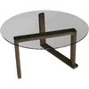 Image de Table Basse,en Bois,noix,80x80h41 Cm