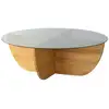 Image de Table Basse,en Bois,chêne,90x90h30 Cm
