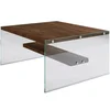 Image de Table Basse,en Bois,noix,75x75h40 Cm