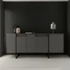Image de Buffet Arta 160x35xh80 cm Anthracite Noir