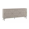 Image de Buffet Effet Bois Ciment 184x35 Cm