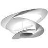 Image de ARTEMIDE lampe au plafond plafonnier PIRCE MINI (Blanc - Aluminium)