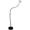 Image de ARTEMIDE lampadaire PIPE LED FLOOR (corps blanc translucide, base noir - Polycarbonate, acier, silicone)