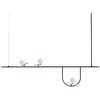 Image de ARTEMIDE lampe à suspension YANZI S1 (Laiton - verre soufflé et acier)