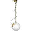 Image de ARTEMIDE lampe à suspension MICONOS SUSPENSION (Diffuseur en cristal, structure en laiton satiné - Verre soufflé, acier)
