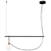 Image de ARTEMIDE lampe à suspension NH S2 14 (Blanc - Verre soufflé, laiton, acier)