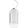 Image de ARTEMIDE lampe à suspension GOPLE (Argent PVD, structure argent - Aluminium et verre soufflé)