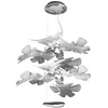 Image de ARTEMIDE lampe à suspension CHLOROPHILIA 2 (Diffuseurs transparents, structure chrome - méthacrylate, technoploymère, Aluminium)
