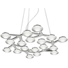 Image de ARTEMIDE lampe à suspension LED NET CIRCLE (Blanc brillant - Aluminium, méthacrylate)