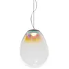 Image de ARTEMIDE lampe à suspension STELLAR NEBULA (Ø 22 cm - Verre soufflé avec traitement dichroïque PVD et aluminium)