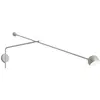 Image de ARTEMIDE lampe murale avec bras IXA WALL L (Blanc / Gris - Aluminium, acier et technopolymère)