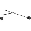 Image de ARTEMIDE lampe murale avec bras IXA WALL L (Anthracite - Aluminium, acier et technopolymère)