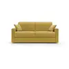 Image de Chris canapé lit convertible en tissu imperméable t13 166 cm (mat. 120x197) jaune