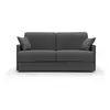 Image de Evans canapé lit convertible en tissu imperméable t13 169 cm (mat. 140x197) anthracite