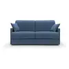 Image de Evans canapé lit convertible en tissu imperméable t13 189 cm (mat. 160x197) bleu