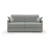 Image de Evans canapé lit convertible en tissu imperméable t13 169 cm (mat. 140x197) gris
