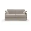 Image de Evans canapé lit convertible en tissu imperméable t13 149 cm (mat. 120x197) creme