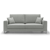 Image de Michael canapé en tissu imperméable antitache t03 146 cm gris clair