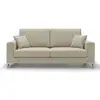 Image de Michael canapé en tissu imperméable antitache t03 146 cm beige