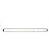 Image de LEUCOS lampe à suspension STACKING S 120 H (3000K, transparent / noir mat - Verre soufflé et aluminium)