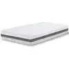 Image de Matelas 90x190 cm en waterfoam hypoallergénique, 16 cm garnissage en ouate et housse en tissu 3d respirant, anti-acariens et antifongique fabriqué en italie ESSENTIALH16-90X190X16