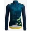 Image de Maillot Santini Le Maillot Jaune Allez manche longue bleu jaune - 3XL