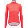 Image de Veste fine imperméable Santini Guard Nimbus rose grenadine femme - Coupe Slim - S