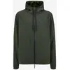 Image de Veste à capuche Santini Pluvia vert foncé - Coupe Classic - S
