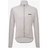 Image de Veste fine coupe-vent Santini Nebula blanc gris - Coupe Classic - L
