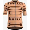 Image de Maillot Santini X Pirelli Sport Club manche courte orange pâle noir - Coupe Slim - S