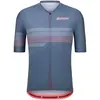 Image de Maillot Santini Idea manches courtes gris foncé rose - XL