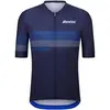 Image de Maillot Santini Idea manches courtes bleu marine - S