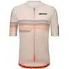 Image de Maillot Santini Idea manches courtes beige orange - S