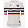 Image de Maillot Tour de France Femmes 2025 Grand Départ Bretagne manches courtes blanc orange - Coupe Slim - L