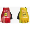 Image de Gants Lidl-Trek 2026 Fan Line rouge jaune - L