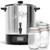 Image de Stérilisateur De Bocaux Électrique Cuve Inox Avec Robinet 23l 2500w + 4 Bocaux De 1l Le Parfait Lpf.stv23ina
