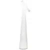 Image de Lampe De Table Led Zafferano Angelina Blanche, Rechargeable Sans Fil, Tête Réglable, Tactile, Design Moderne Intérieur