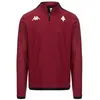 Image de Sweatshirt Ablas Pro 8 FC Metz 24/25 pour Garçon - Rouge noir - KAPPA - Manches longues - Enfant