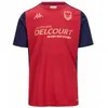 Image de Maillot Abou Pro 8 SM Caen 24/25 pour Garçon - Rouge foncé bleu marine