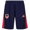Image de Short Ahora Pro 8 SM Caen 24/25 pour Garçon - Bleu marine rouge foncé