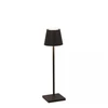 Image de Lampe De Table Led Poldina Pro Micro Black, Rechargeable Et Dimmable Avec Une Autonomie Allant Jusqu'à 12 Heures