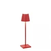 Image de Lampe De Table Led Rechargeable Et Dimmable Poldina Pro Micro Red Avec Autonomie Jusqu'à 12 Heures