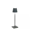 Image de Lampe De Table Led Poldina Pro Micro Gris Foncé, Rechargeable Et Dimmable Avec Une Autonomie Allant Jusqu'à 12 Heures