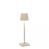 Image de Lampe De Table Led Rechargeable Et Dimmable Poldina Pro Micro Sabbia Avec Autonomie Jusqu'à 12 Heures
