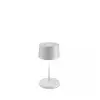 Image de Lampe De Table Led Olivia Pro Mini Blanche Rechargeable Et Dimmable